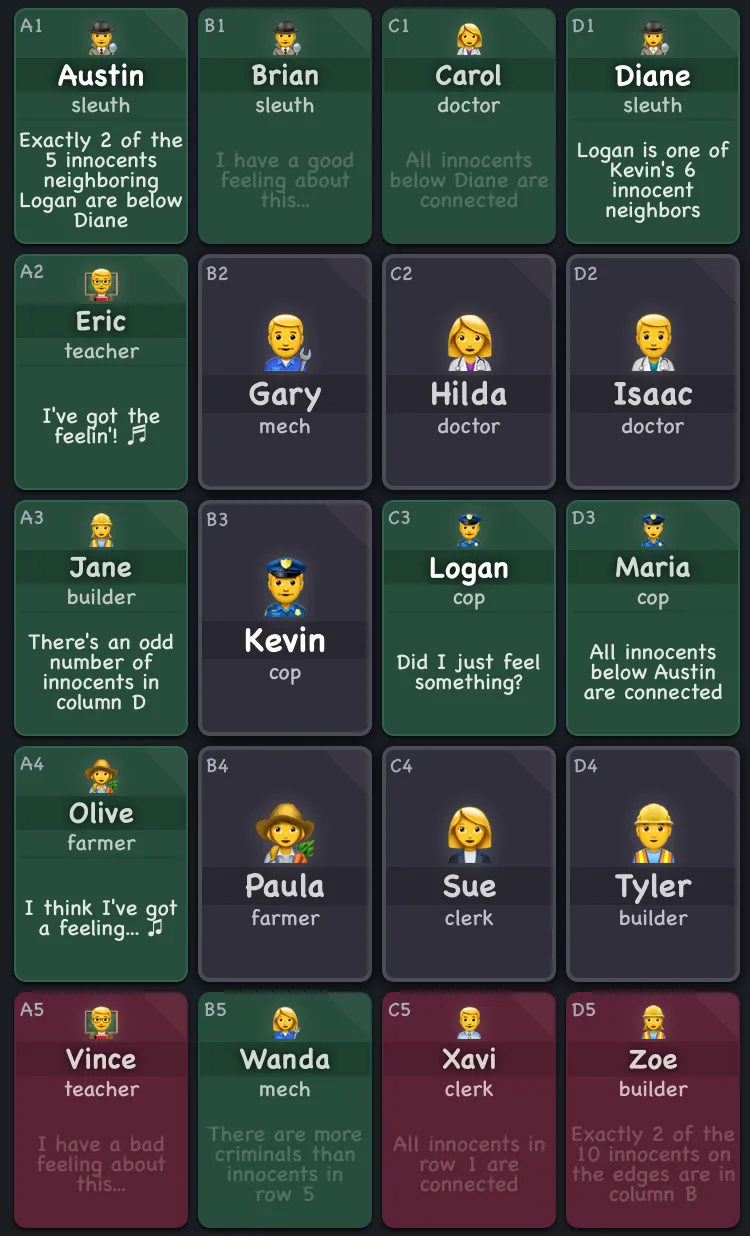 纯文字推理小游戏 纯文字推理小游戏